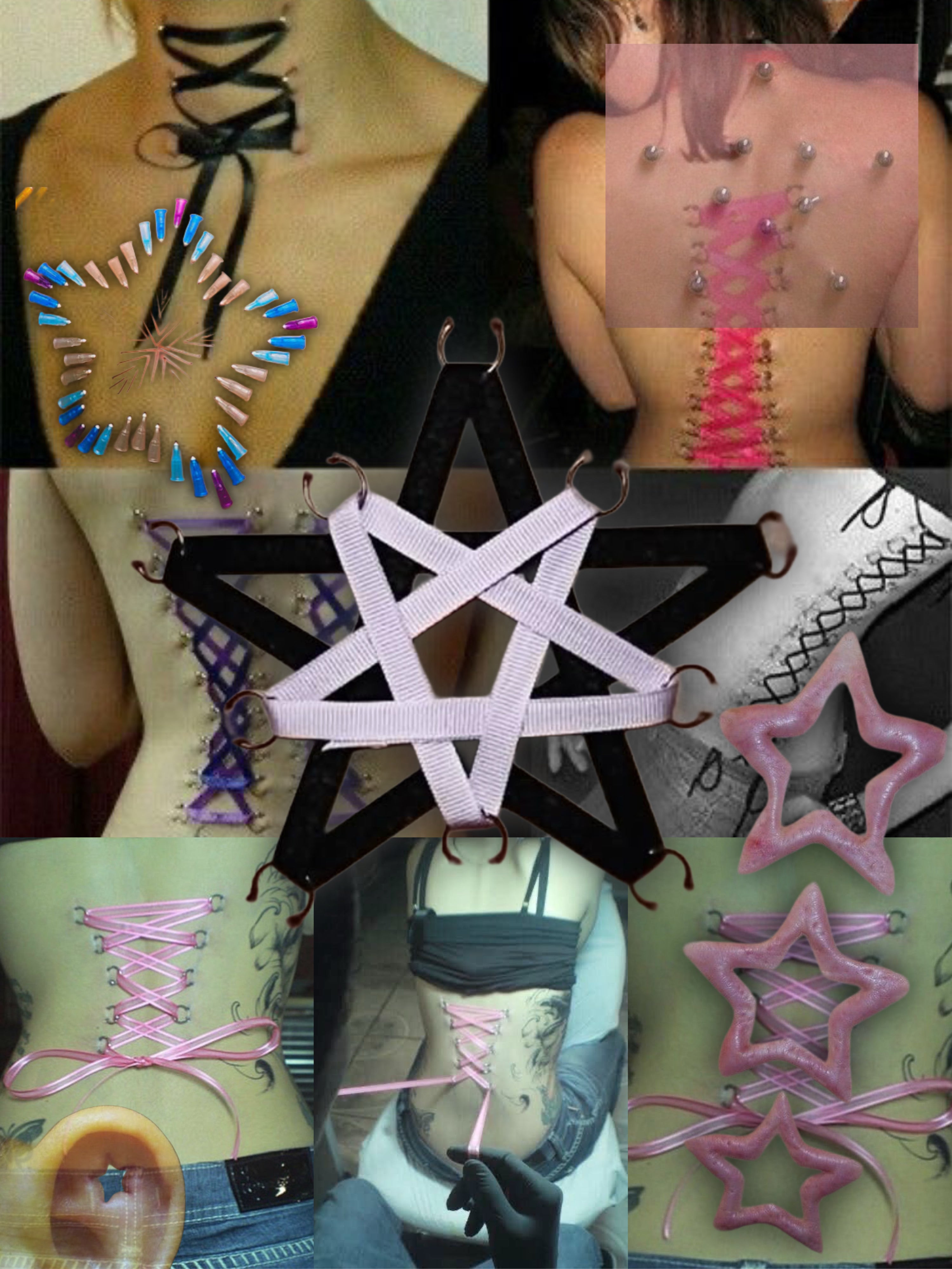 laced-in star prints