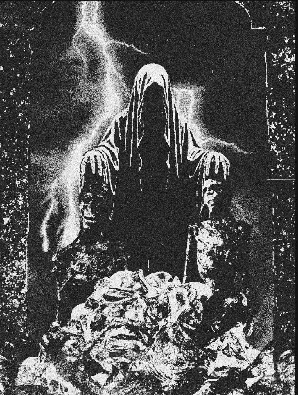 In the palms of mortality print