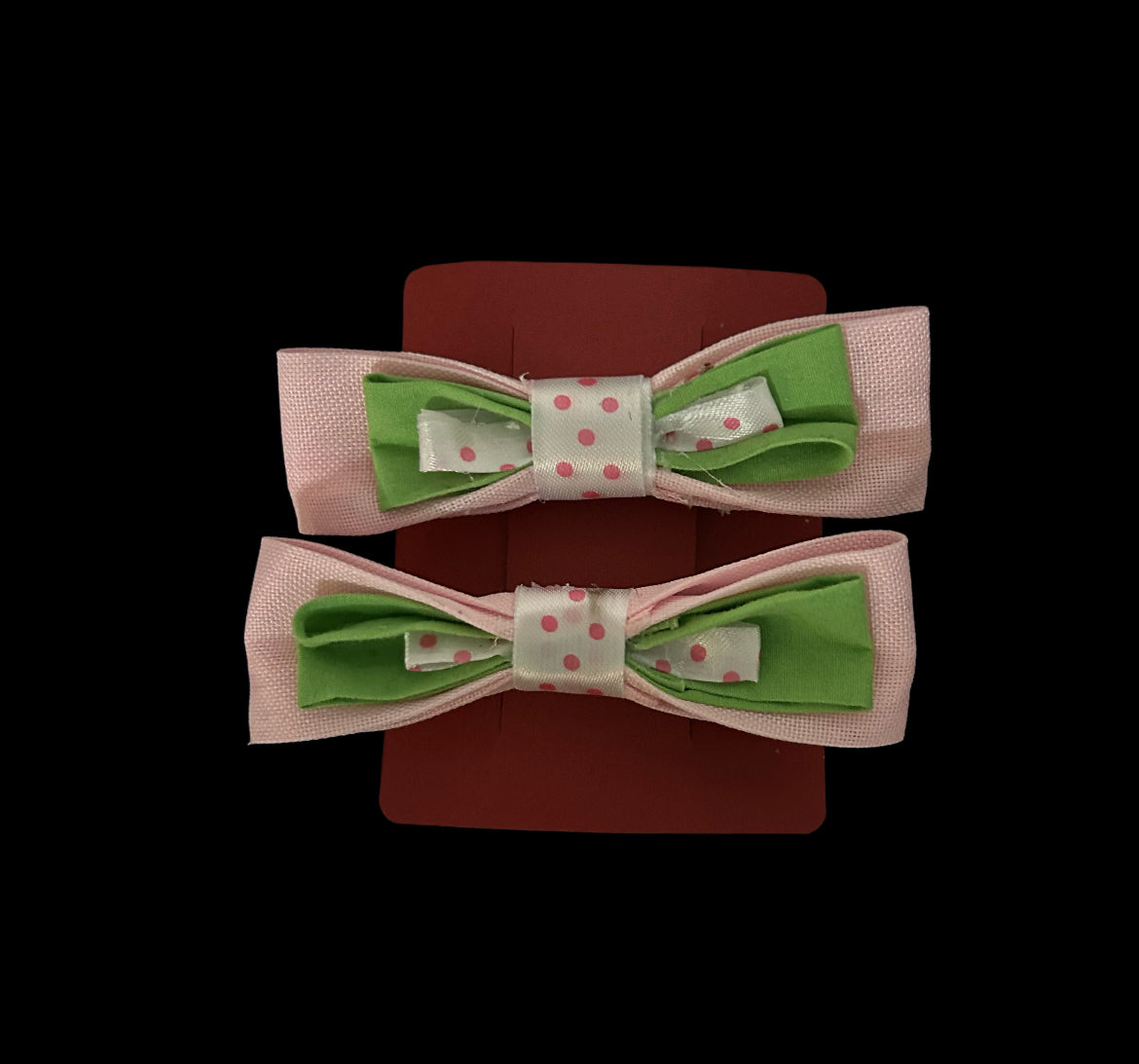 Strawberry shortcake bows