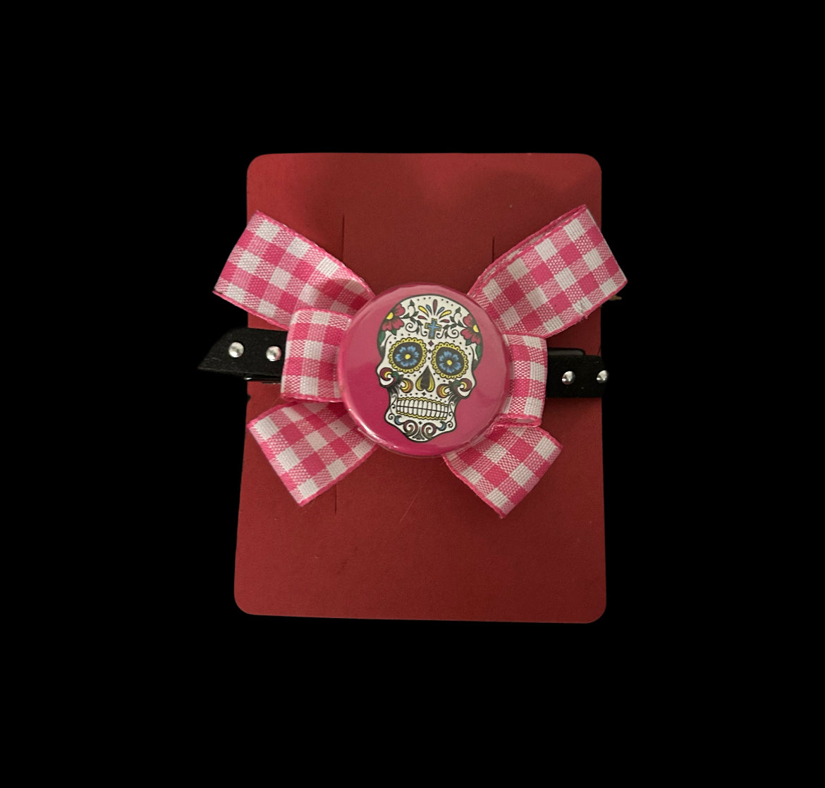 Sugar skull bow