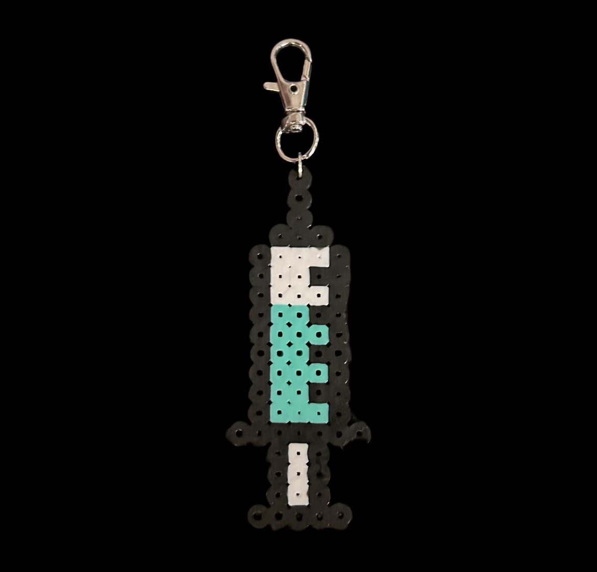 Syringe keychain