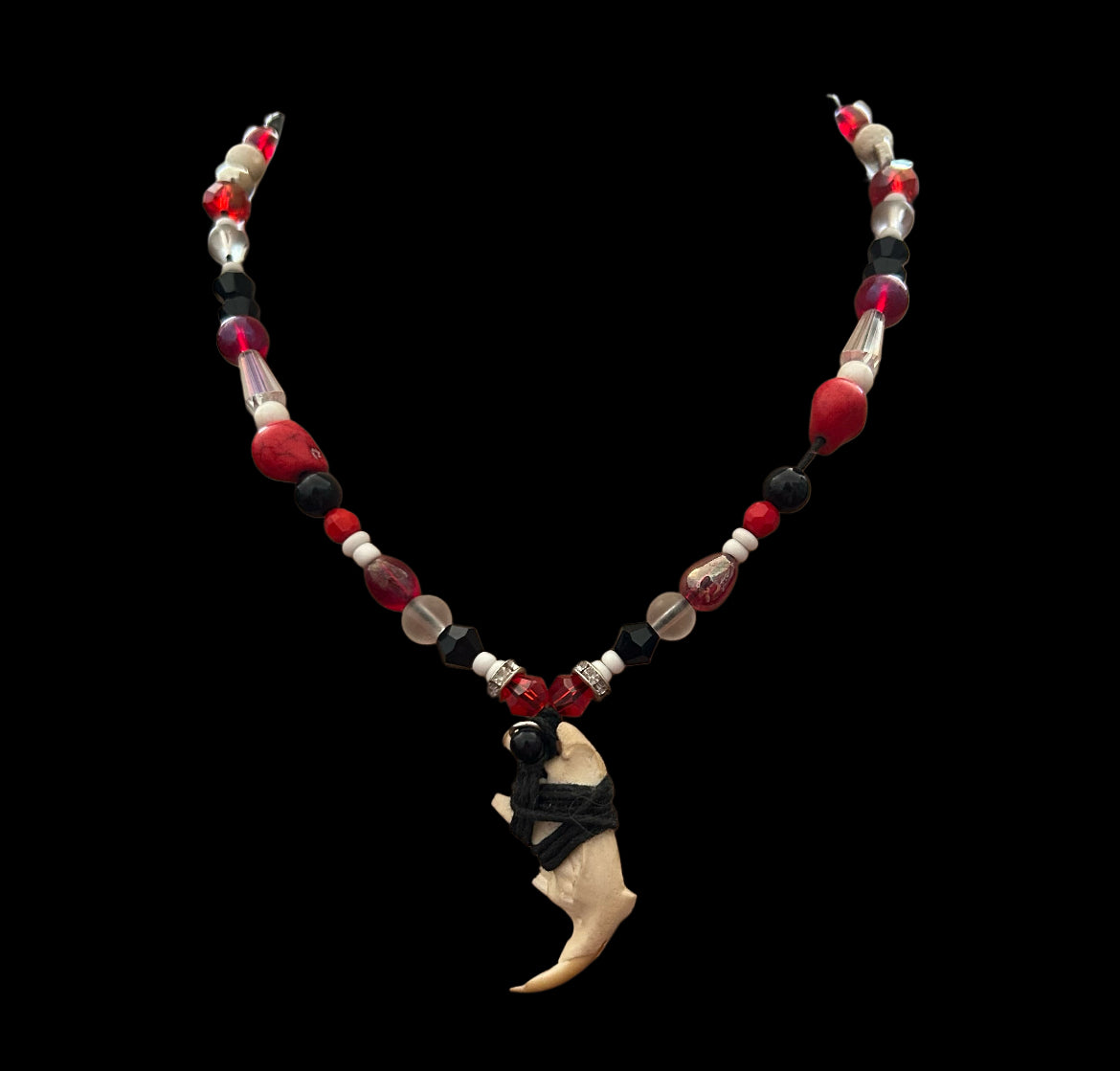 Scarlet Mandible Necklace