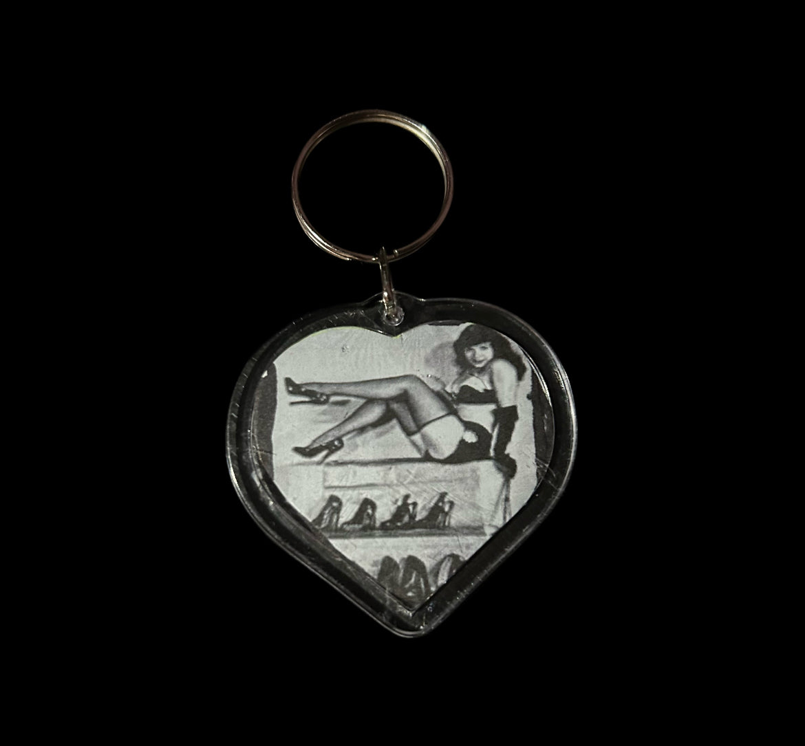 wannabe clown keychain
