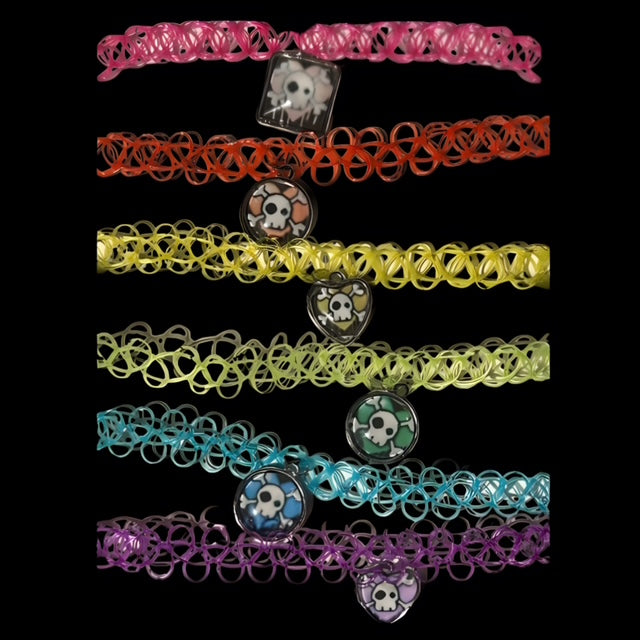 skull choker