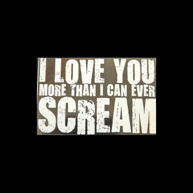 screamo sticker
